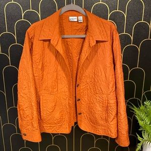 Chicos quilted jacket size 2